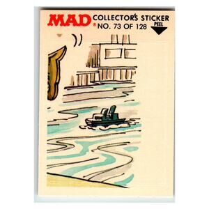 MAD Collector's Sticker No. 73 of 128 1983 Fleer